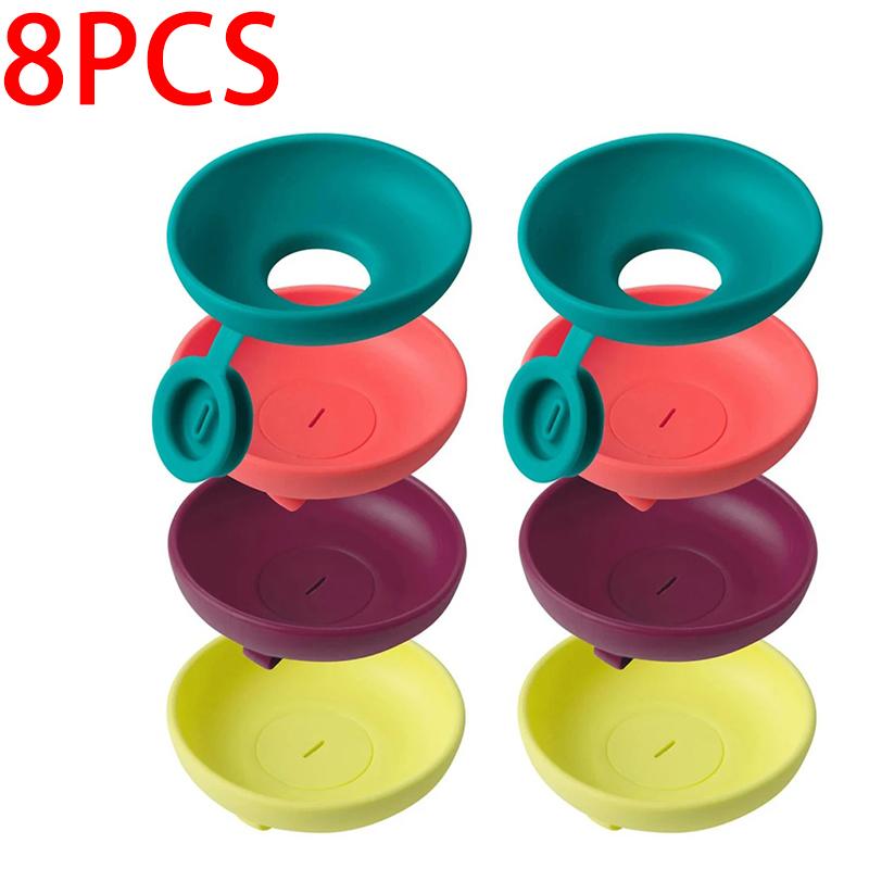Silicone Drip - Proof Popsicle Holder Reusable Anti-Drip Ice Cream Holder Portable Popsicle Protector for Kids Ice Cream BJL008