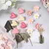 100Pcs Flower Push Pins Cork and Heart Shape Cork Board Pin Notice Board Thumb Tacks Drawing Pins Map Pins for Office Photo Maps
