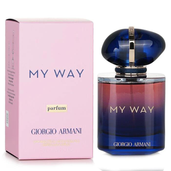 Armani My Way Parfum Rechargeable 50 Ml Rose Et Blue