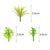 100 Pieces 1/75 ~ 1/200 Miniature Grass, Simulation Railway Green Landscape Grass for Sand