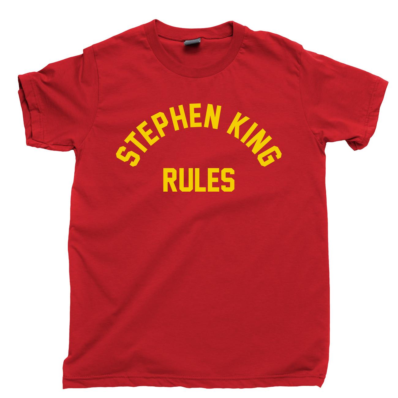 Футболка Stephen King Rules Сияние Книги Фильмы Отряд Монстров DVD Blu-Ray XXXXL