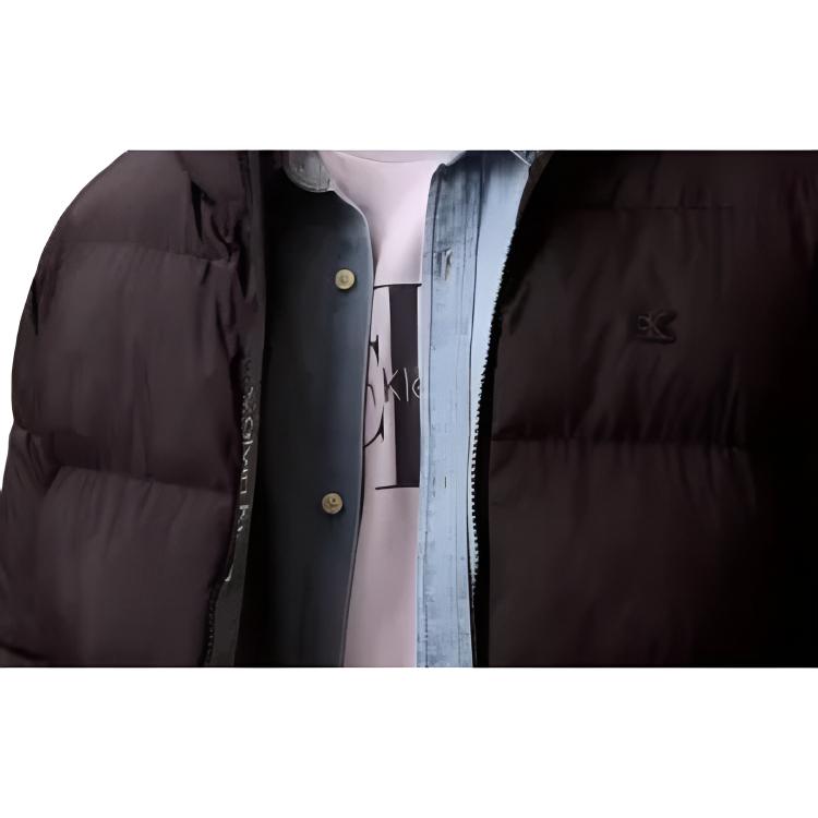 Calvin Klein Comfortable Casual Minimalist Long Sleeve Cotton Jacket Men Jacket Black 40EM193-001