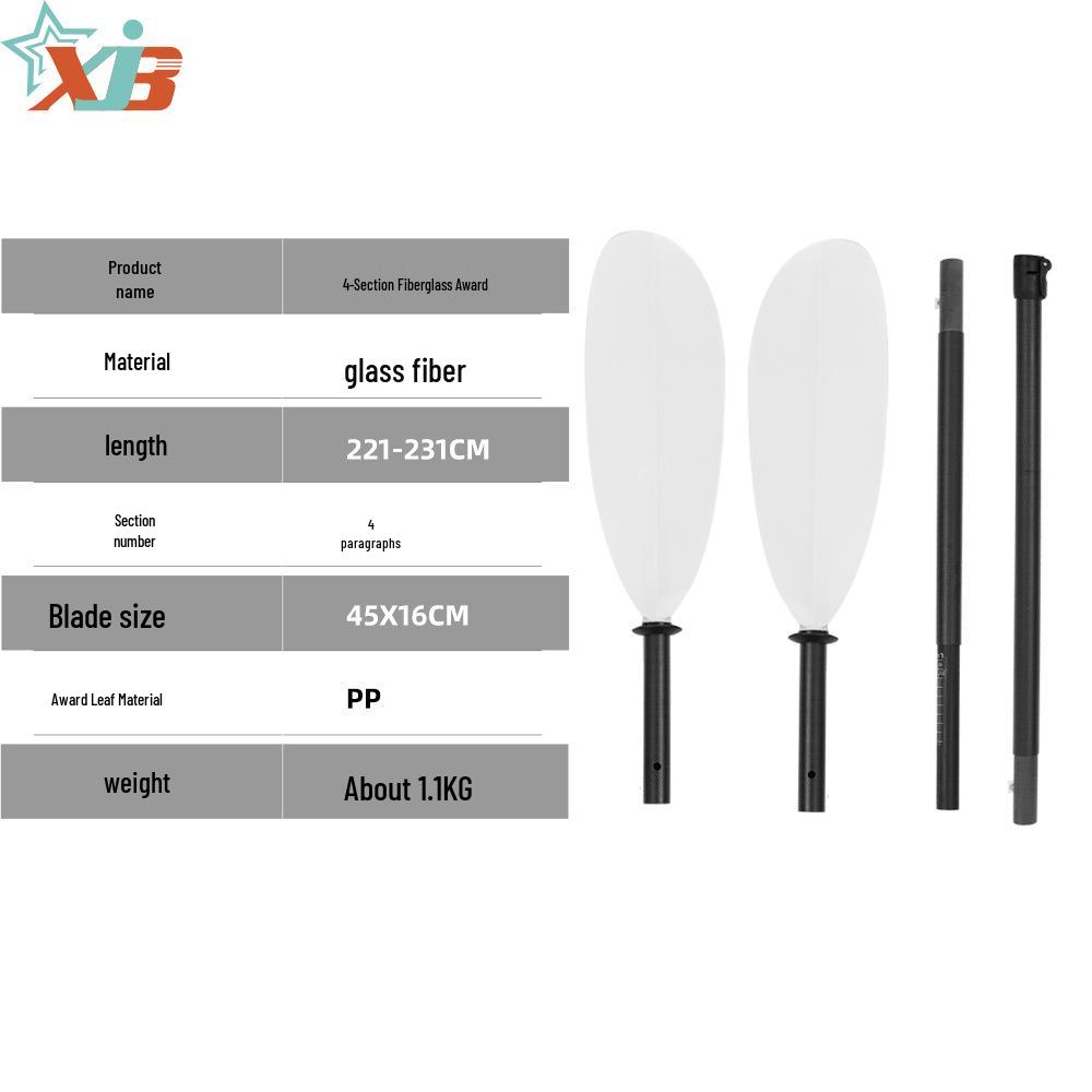 Kayak & Canoe 4-Section Fiberglass Combination