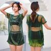 Swimsuit Female Student Korean Version of The Sexy Split Bikini Three-piece Conservative Slimming Plus Size Swimsuit