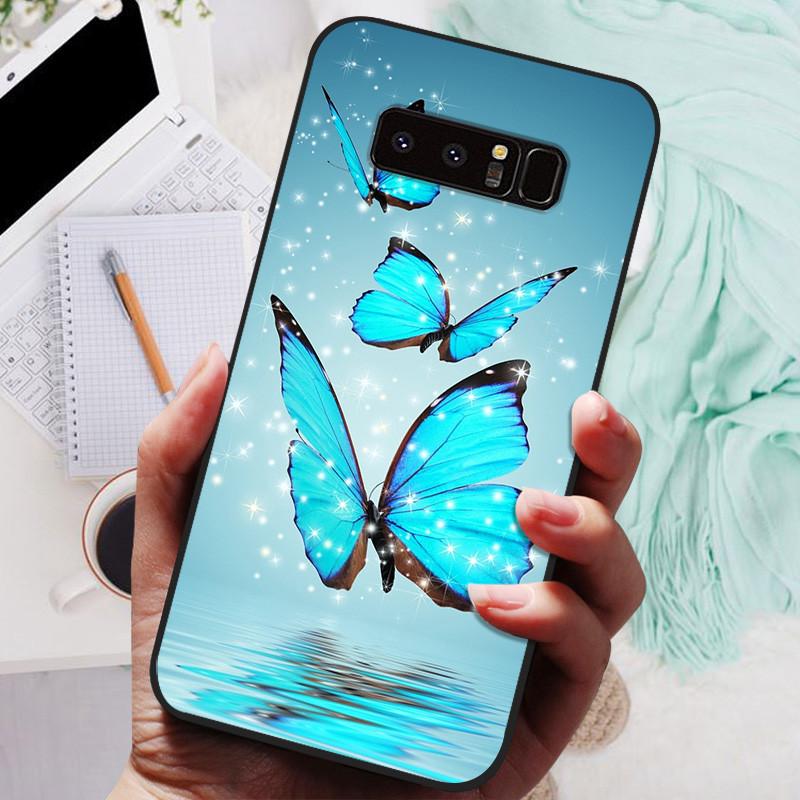For Samsung Note 8 9 7 5 Case Cover Wolf Cat Animals Silicone Soft Back Cases For Samsung Galaxy Note 9 Note8 Note7 Phone Case