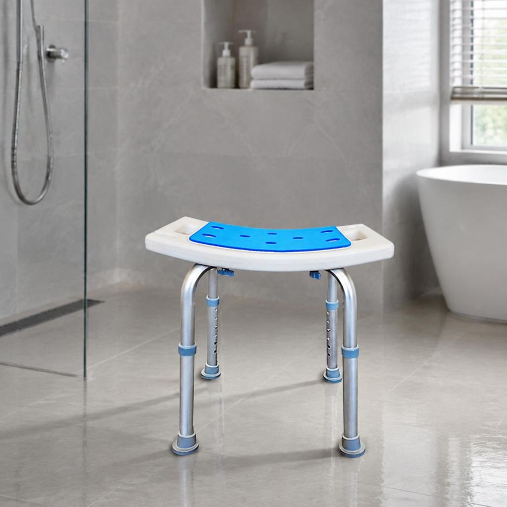 Shower Stool Slim for Assisted Bathing, Elderly Users