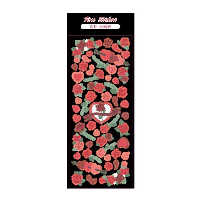 Корейская популярная лазерная наклейка Love Rose Gooka Goo Plate Hand Account Album — фото 9