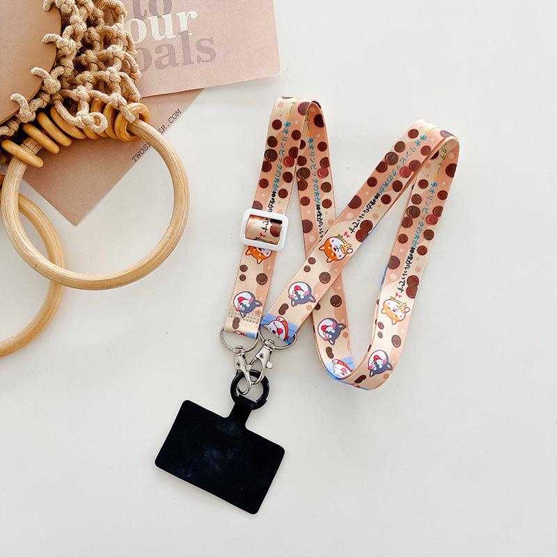 

Cartoon Donald Duck Phone Lanyard Anti-Loss Adjustable Long Crossbody Neck Strap Camera Pendant For Iphone Huawei Xiaomi Samsung