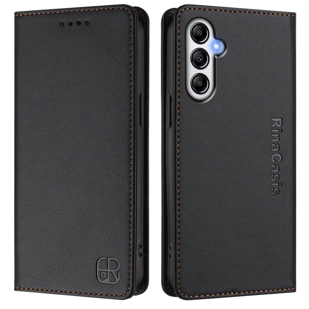 For Samsung Galaxy A34 5G Leather Case RINACASIS RC01 Phone Cover with RFID Blocking Wallet Stand