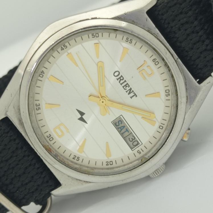

Б/у ORIENT CRYSTAL AUTO 46941 JAPAN MENS WATCH a412923-1 Sku008-a412923