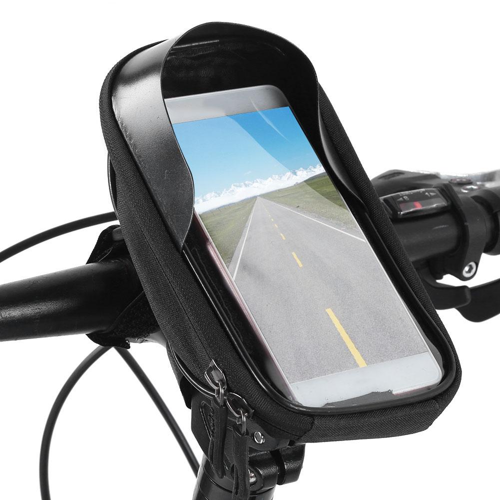 Bike Bag Outdoor Mobile Phone Front Beam Large Capacity Pipe Bag Cycling Polyester
