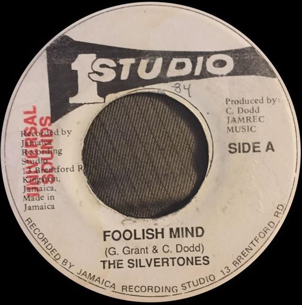 

7inch Record SILVERTONES Foolish Mind NONE Studio One 1993 Jamaica Reggae Ska Dub Used