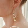 Pendientes colgantes de perlas de agua dulce