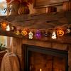 Battery Operated LED Lights Halloween String Lights, 10/20 Spooky Pumpkin Ghost Fairy Light, Portable Props for Indoor Outdoor Home Yard Patio