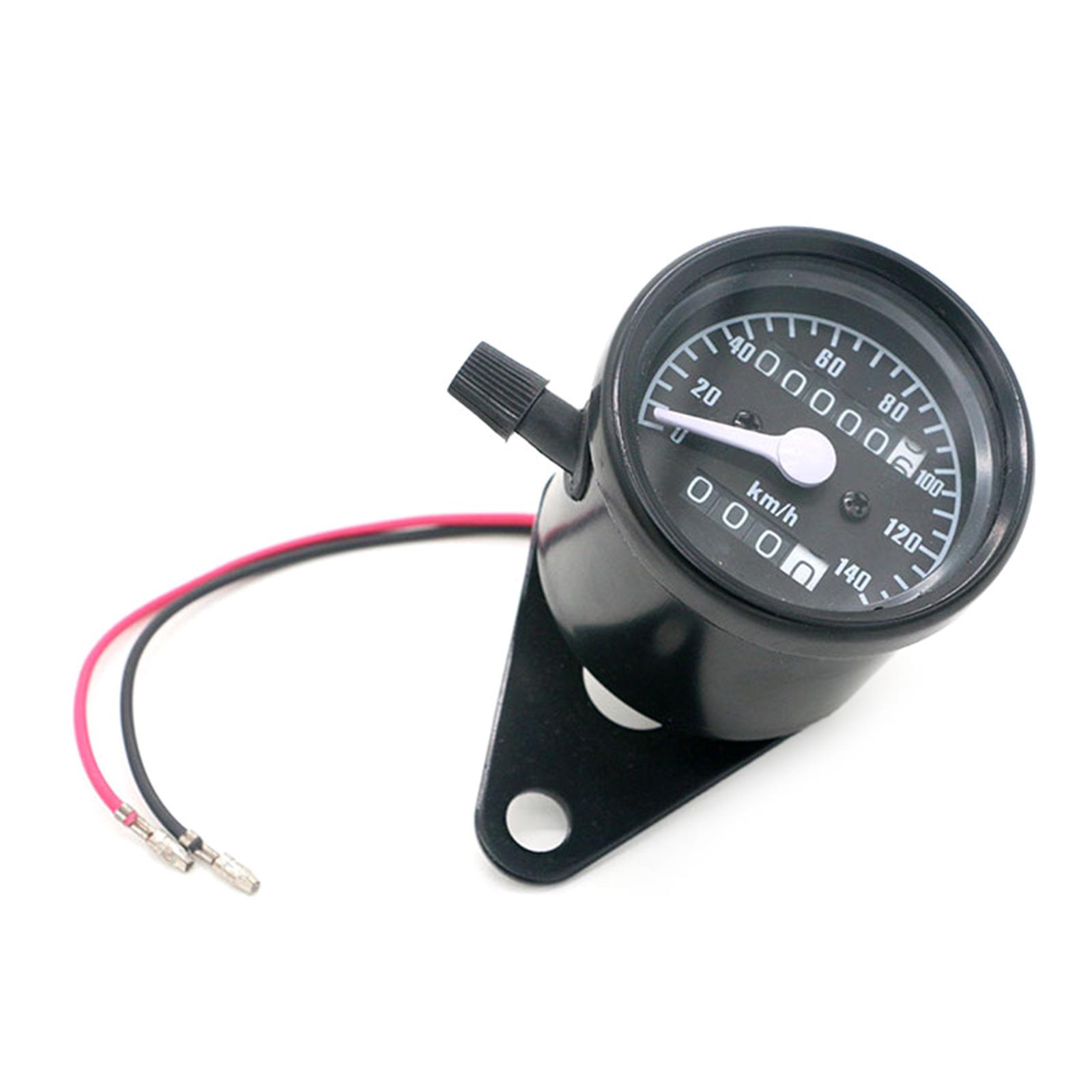 Metal Speedometer & Odometer Easy to Read Speedometer & Odometer Motorcycles Speedometer & Odometer Simple Installation 1 чёрный