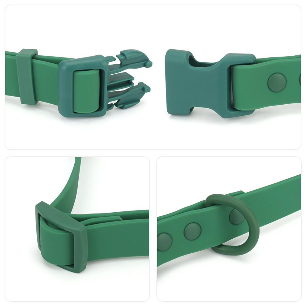 Candy Color PVC Dog Collar Adjustable Pet Large Cat Necklace Collars for Small Medium Big Dog