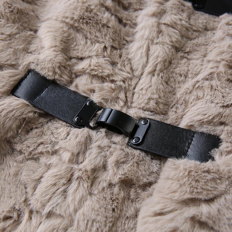 Xiao Xiangfeng Anzug Kragen Nachahmung Kaninchenfell Weste Winter Outfit Neue Vielseitige Damen Weste Dick