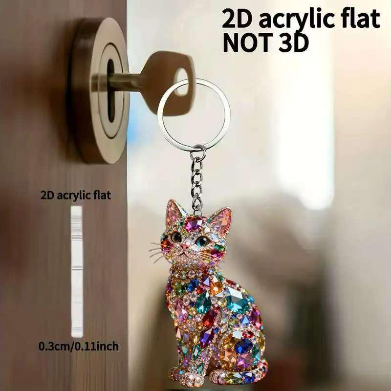 

Clown Acrylic Keychain Pendant for Car and Bag