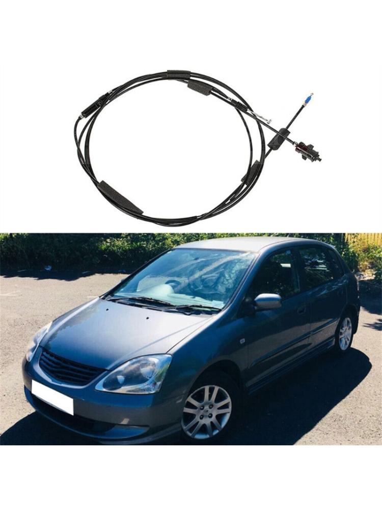 Trunk Door Fuel Lid LatchsLock Release Cable 74880-S5A-A01 for 74880-S5A-305 74880-S5A-A02 4 Door 2001-2005 Vehicle Part