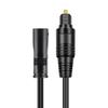 Fiber Optic Extension Cable Male to Female for Soundbars TVs For PS4 Flexible Lightweight Design Multiple Length Options