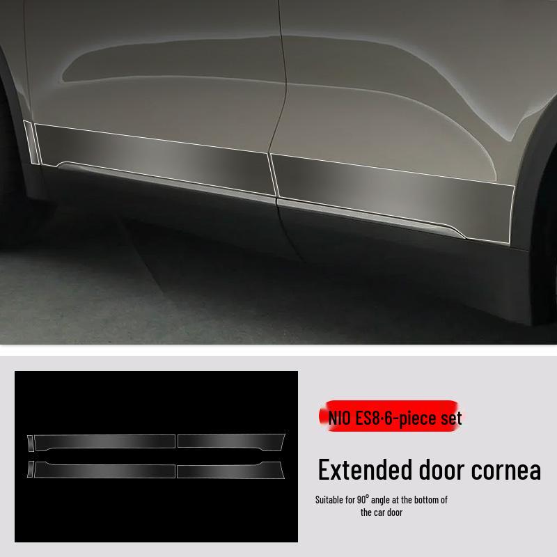 NIO ES8 Dreieckige TPU-Schutzfolie für vordere und hintere Tür, kratzfest