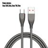 Fast Charging 65W USB To USB C Male to Male Cable Tip Metal Braided Power Delivery Connector Data Cord For Phone Accessories