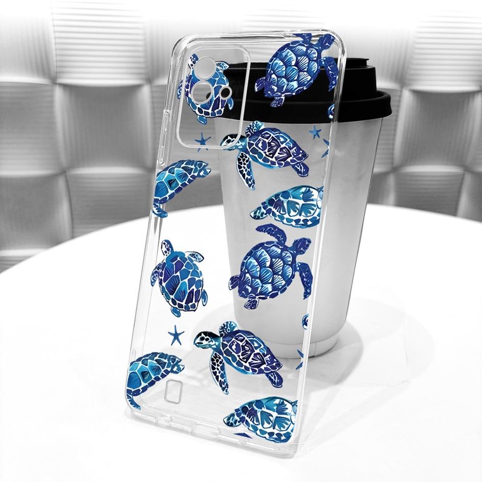 For Realme Narzo 50i Case RMX3235 Fashion Butterfly Soft Clear Silicone Protect Cover For Realme Narzo 50A RMX3430 Narzo50A Capa