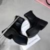 New Women Shoes Fashion Back Zippers High Platform Thick Sole Shoe Ladies Elegant Short Bootties Lady Winter Short Boots