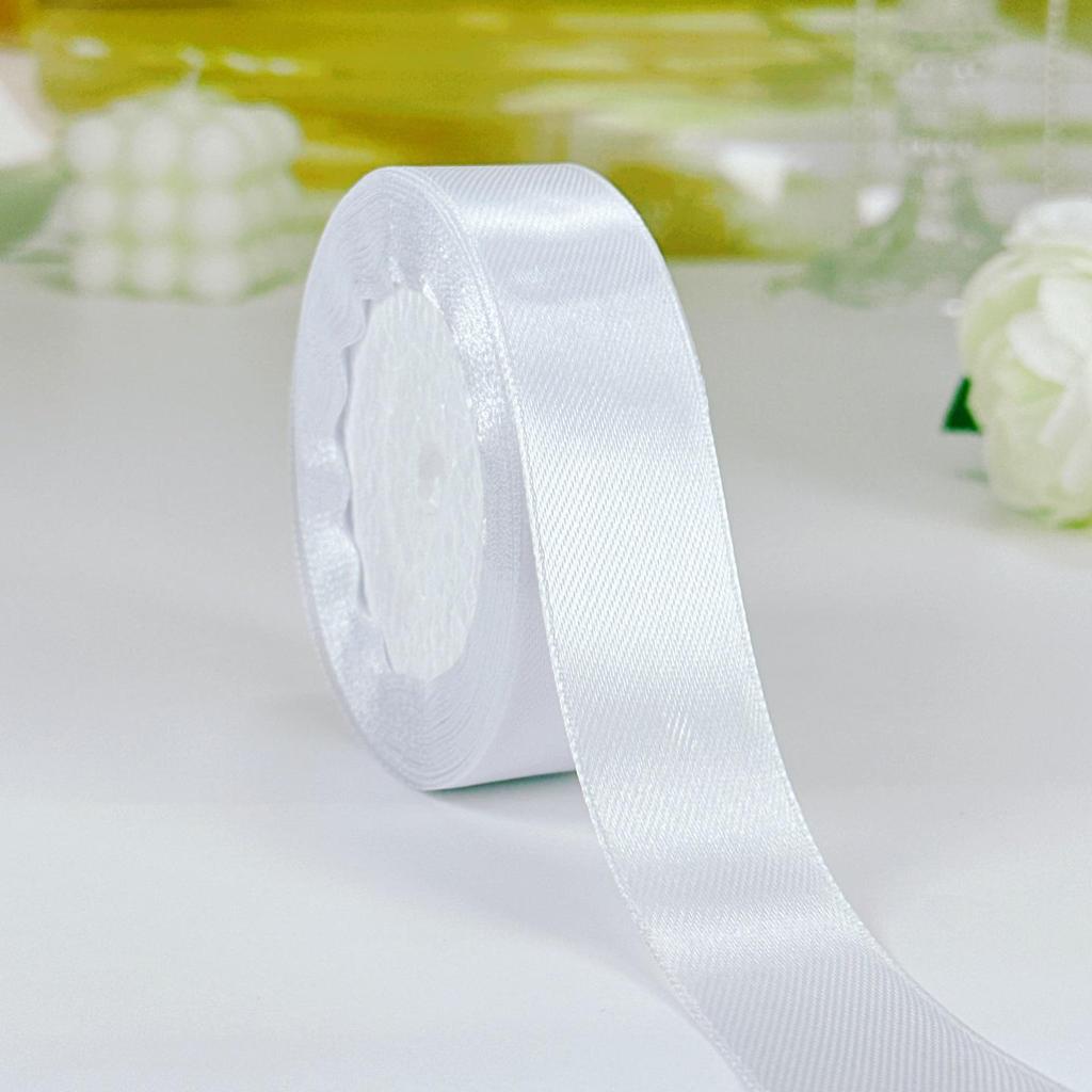 2cm Satynowa Wstążka Jedwabna na Prezent, Dekorację Tortu, Aranżacje Kwiatowe, Kokardy i Odznaki.