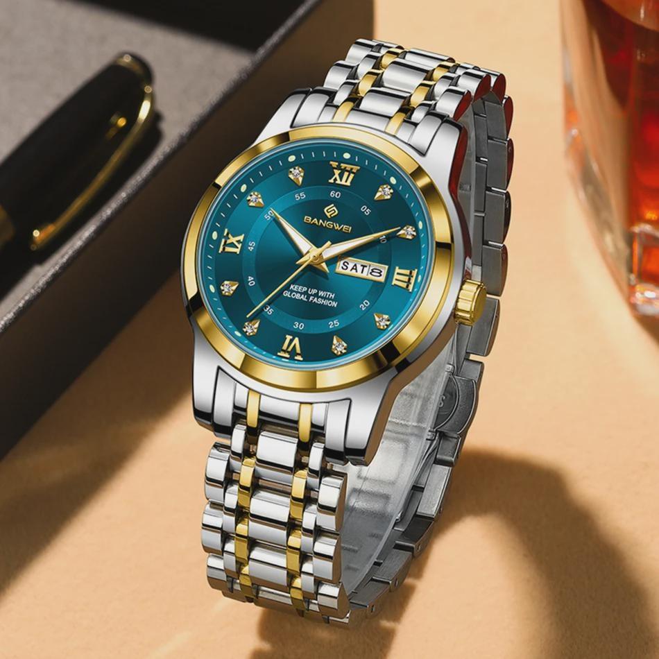 Simple Elegant Design Quartz Watch Diamond Watch For Women Creative Steel Waterproof Wristwatch