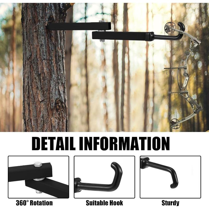 Hunting Tree Stand Multi-Purpose Bow Hooks for Hunting Bow Holder Archery Shooting Gear Accessories Outdoors Sports Supplies