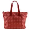 Tote TGM Tote Bag A15826 New Travel Line Red Nylon Canvas Women Used