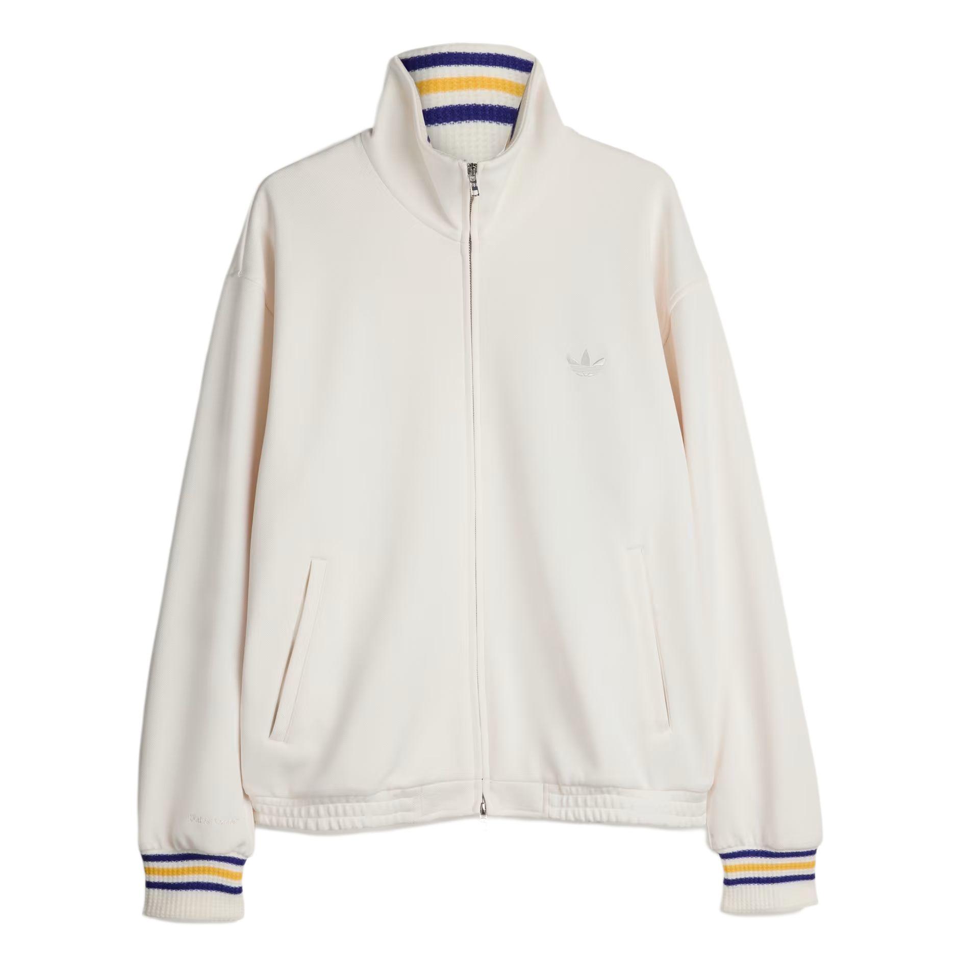 

Adidas Оригиналы X Коллаборация Wales Bonner Куртка спортивная на молнии с тремя полосками Мужские куртки KA7496 M