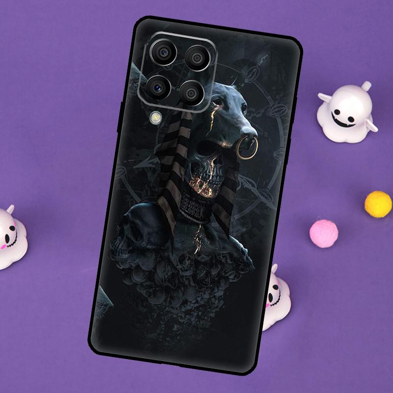 Egypt Nefertiti Anubis Ankh Cover For Samsung Galaxy M55 M15 M33 M13 M23 M53 M31 M51 M14 M34 M54 M20 M30s M52 M32 Case