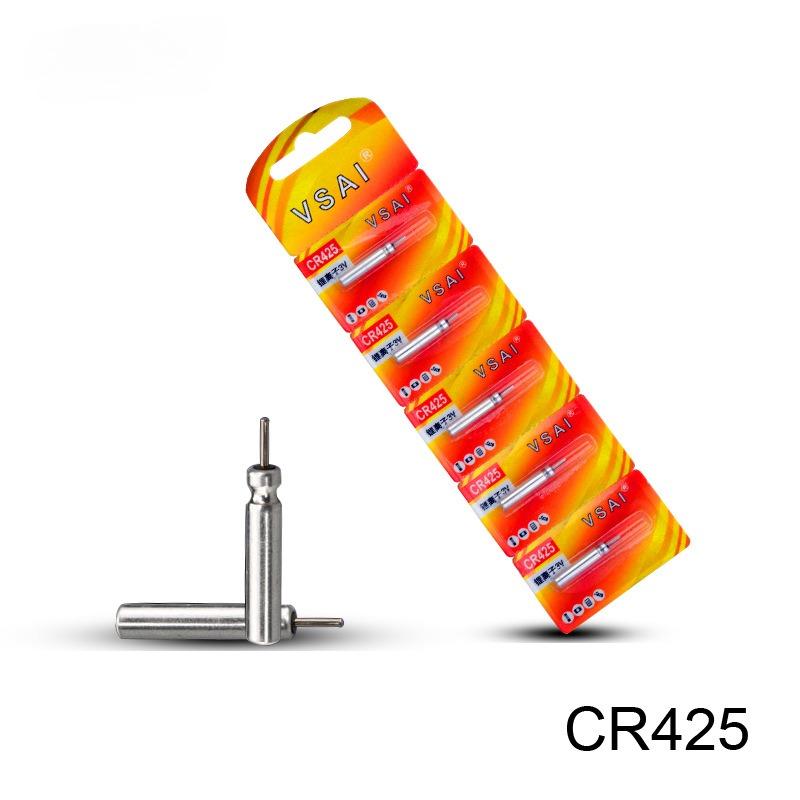 5 st/set CR425 elektroniskt flytande lysande flytande batteri, flytande nattfiske vatten skugglöst flytande fisk flytande batteri stort
