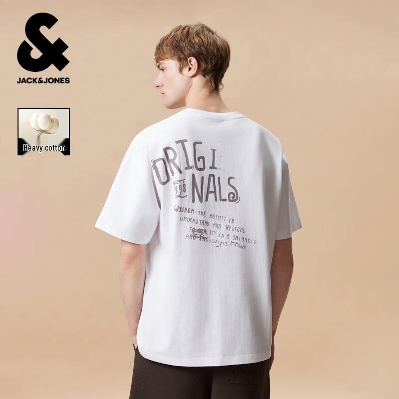 

Jack & Jones Men s Printed Cotton Crew Neck T-Shirt M