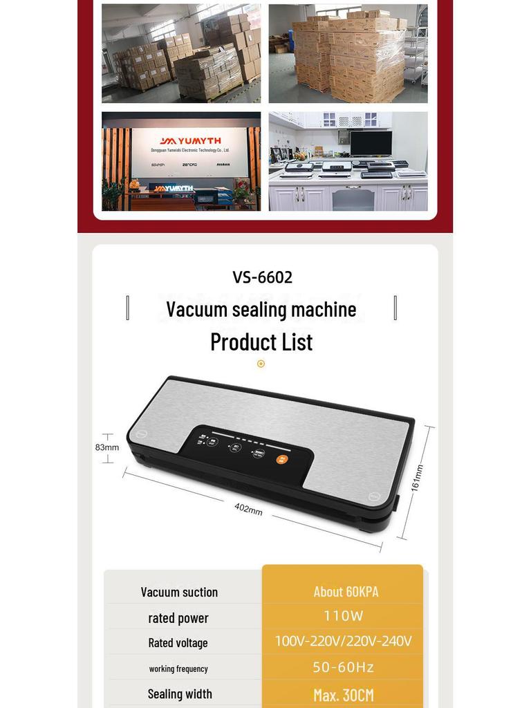 Multifunctional Vacuum Sealer for Food Preservation and Packaging