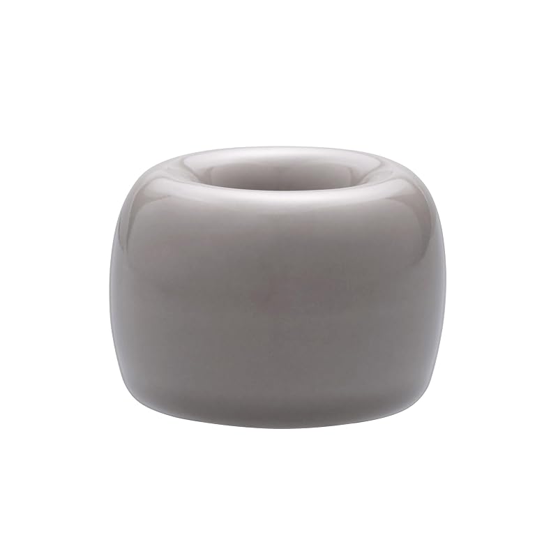 MUJI Porcelain Toothbrush Stand - Single Toothbrush Holder, Gray MBB20A6A