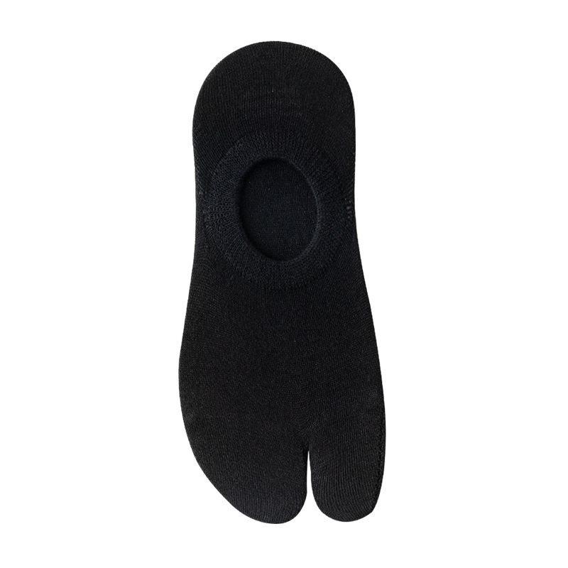 Zweifinger-Baumwollsocken im japanischen Stil, Unisex-Clogsocken, Zehentrennersocken aus Polyester, Kimono-Flip-Flop-Sandalen, geteilte Zehensocken