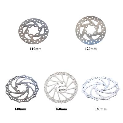 Disc Brake Rotor 203mm/180mm/160mm/140mm/120mm/110mm/100mm 6 Inches Stainless Steel Brake Rotors For Mountain Road Bicycle Parts