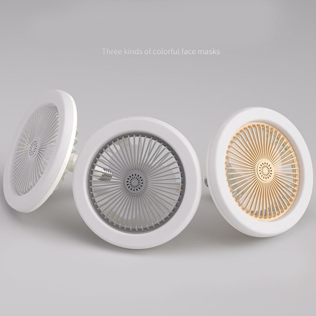 E27 LED Deckenventilatorlampe Heimkühlventilator Drei Arbeitsmodi Deckenleuchte Elektrische Ventilatoren Lampe Aromatherapie-Ventilator