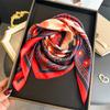 Foulard Quadrato in Seta Satinata con Stampa di Lusso per Donna Sciarpa con Disegno di Cavallo Hijab Foulard da Collo Nastro per Capelli Fascia per Capelli Fascia Avvolgente Bandana