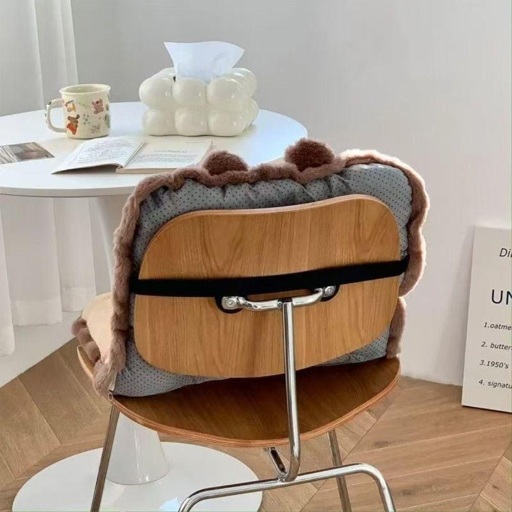Cute Chair Cushion Thicken Non Slip Seat Cushion Soft Cartoon Car Seat Pad for Home Office Car