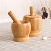 Bamboo Wood Garlic Press Crusher Squeezer Tool Masher Kitchen Tool Grinder