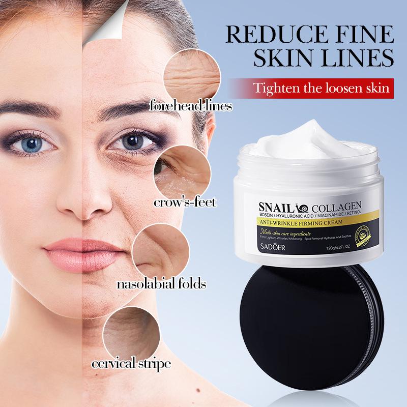 120g Snail Collagen Anti-Wrinkle Firming Cream Deep Moisturizing Firming Moisturizing Skin Cream
