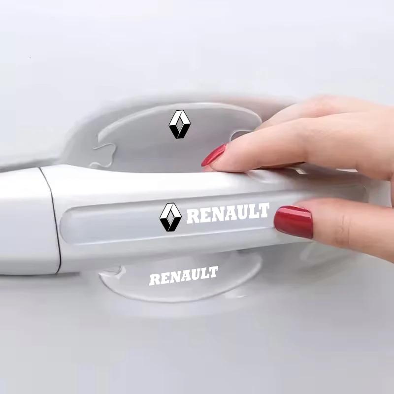 Interior Stickers For Renault Megane 2 3 4 Twingo Clio Talism Car Door Bowl Handle Scratch Protective Stickers Car Anti-Collisio Y999
