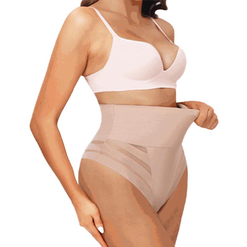Pancina Controllo Vita Alta Senza Cuciture Sollevamento Glutei Modellante Taglie Forti Donna Slip a Triangolo