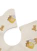 Gelato Pique Baby Honey Bear Print Bib PBGG254466 OWHT F