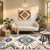 New Persian Style Carpet Living Room Boho Decoration Home Easy Clean Sofa Large Rugs Bedroom Study Washable Floor Mat Antiskid