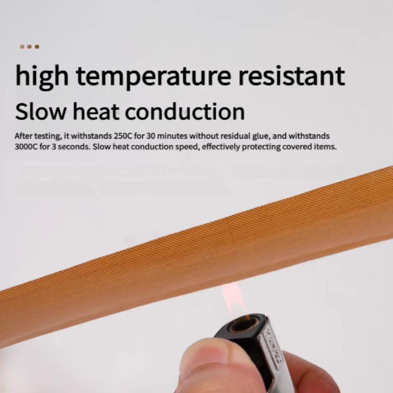 High Temp Resistant Adhesive Insulation Cloth 300 Degree Anti-scald Tear Resistant for Sealing Machine Repair
